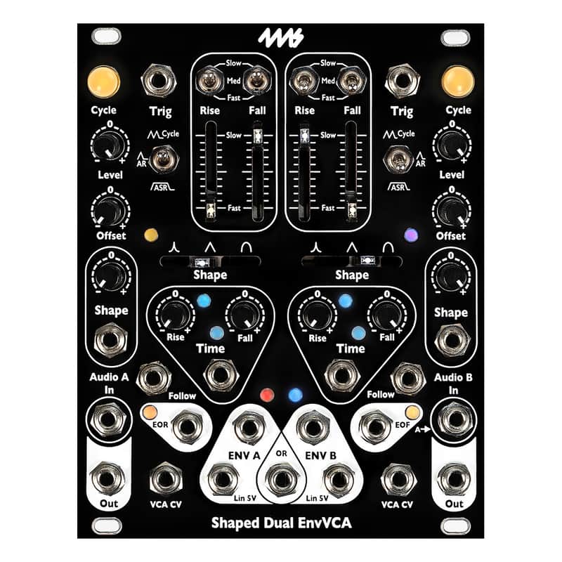 4ms Shaped Dual EnvVCA Eurorack Module image 1