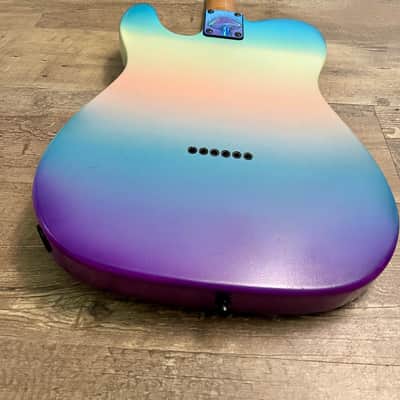 Psychedelic Magic Mushroom Telecaster Custom Build. image 3