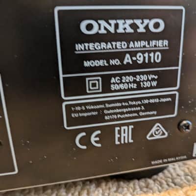 Onkyo A-9110 2019 - Black image 5