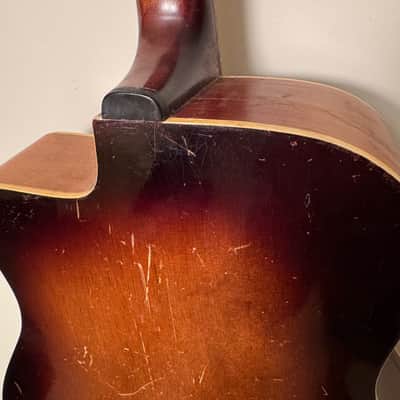 Couesnon F-hole 1940's - Sunburst Selmer style guitar image 12