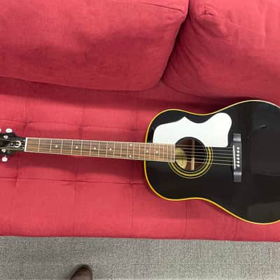 Epiphone Ltd. Ed. 1963 J-45 Reissue - Ebony w/ Aged Binding, Rosette & Logo Inlay image 9