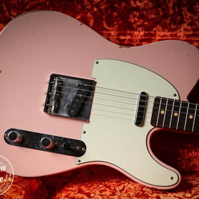 2021 Fender Custom Shop 59' Telecaster Relic Shell Pink image 13