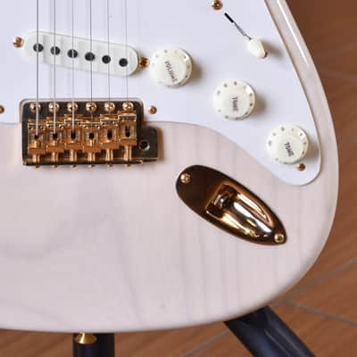 Fender Custom Shop Stratocaster 1957 Vintage Custom Aged White Blonde image 15