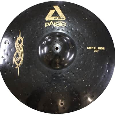 Paiste Alpha Slipknot edition 20" Black Metal Ride Cymbal image 1