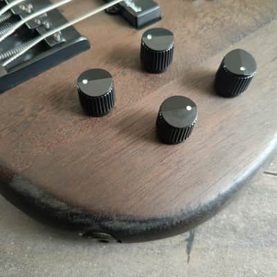 1990's Aria Pro II IGB-50 Integra Active PJ Bass Guitar (Mahogany) image 2