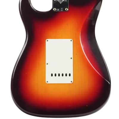 Fender Custom Shop '65 Stratocaster 3 Color Chocolate Sunburst Journeyman Relic image 8