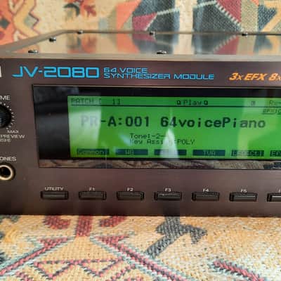 Roland JV-2080 64-Voice Synthesizer Module 1997 - 2000 - Black image 2