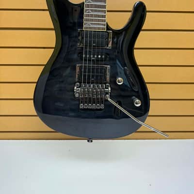 Ibanez S570DXQM-TGB 2010-2013 - Transparent Gray Burst image 1