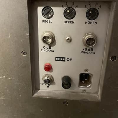 KLEIN+HUMMEL OY Rare Vintage Active Studio Monitors Tested Working Germany image 4