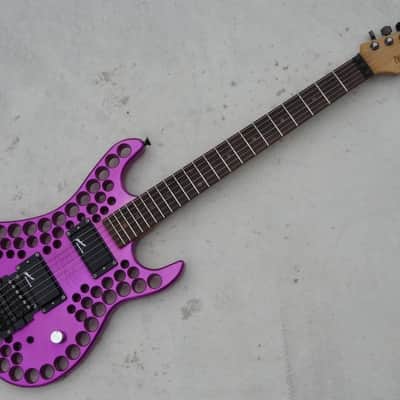 Abel Axe Aluminum Strat 1995 Violet image 2
