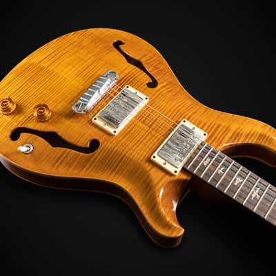 2008 PRS Hollowbody II Amber Archtop Pickups Rare image 2