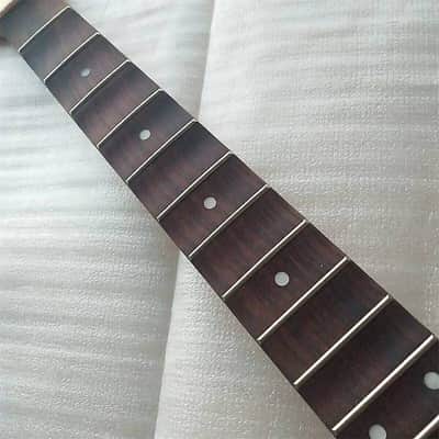 Scalloped Rosewood Fingerboard Guitar Stratocaster Strat Style Reversed Headstock Maple Neck image 6