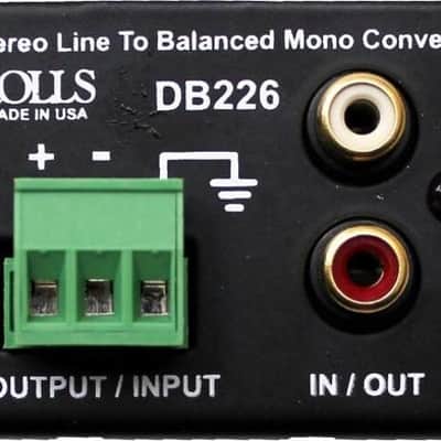 Rolls DB226 Stereo Line to Balanced Mono Converter image 2