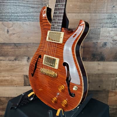 PRS Hollowbody HBII Piezo Artist Package 2004 Violin Amber Hardshell Case Free Ship USED #480 image 3