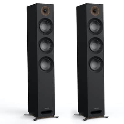 Jamo S 809 5.1 Home Theater Speaker System Bundle with Floorstanding, Bookshelf, Center & Subwoofer \u2013 Dolby Atmos Ready, 240W Front Speakers, 10\u201D Sub, Magnetic Grilles image 2