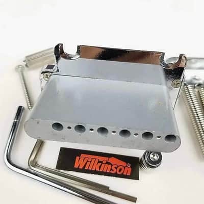 Wilkinson Guitar 2 Point Strat Style Bridge Tremolo System image 3