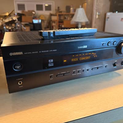 Yamaha HTR-5550 5.1 Channel AV Home Theater  Receiver Amp Serviced Remote Bundle image 2