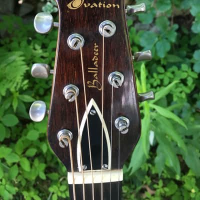 1968 Ovation Original Balladeer Prototype/Experimental Shiny Bowl Natural OHSC image 8