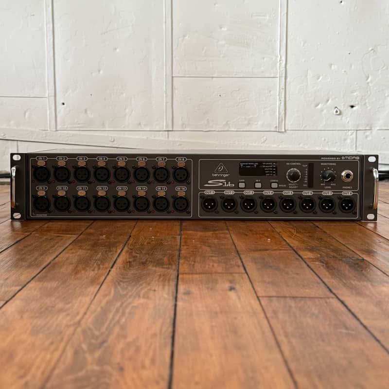 Behringer S16 Digital Snake IO Box 16-Input 8-Output 2015 - Present - Black image 1