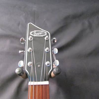 Supro 2020AW Westbury Dual Pickup Island Series Electric Guitar Antique White image 6