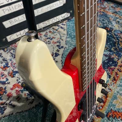Rick Savage's, Def Leppard Washburn XB925 "St. George's Cross"5-String Bass Guitar PLUS Signed Touring Collection. Iconic! (#RS 5019) image 15