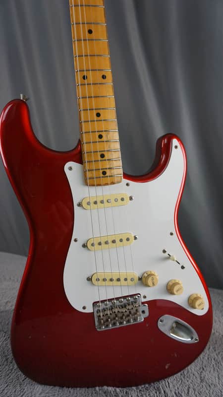 Fender Japan ST57-500 Stratocaster 1989 Candy Apple Red image 1