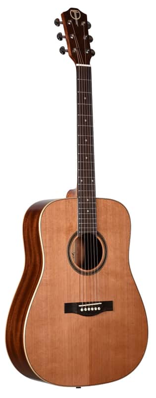 Teton STS105NT 105 Series Dreadnought Western Red Cedar Mahogany Acoustic, image 1