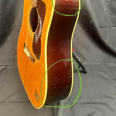 Vintage Guild D-40NT 1977 - Natural w/ Original Hard Case image 9