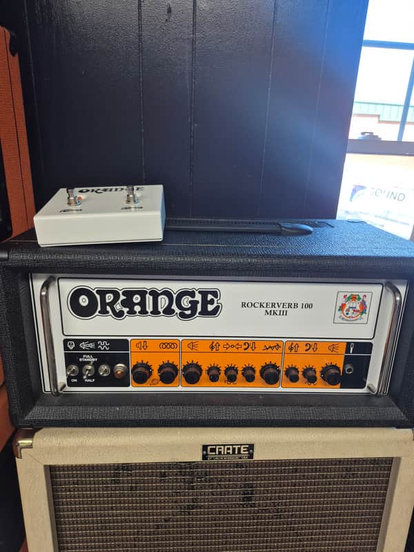 Orange Rockerverb 100 MK III 2-Channel 100-Watt Guitar Amp Head 2014 - Present - Black image 1