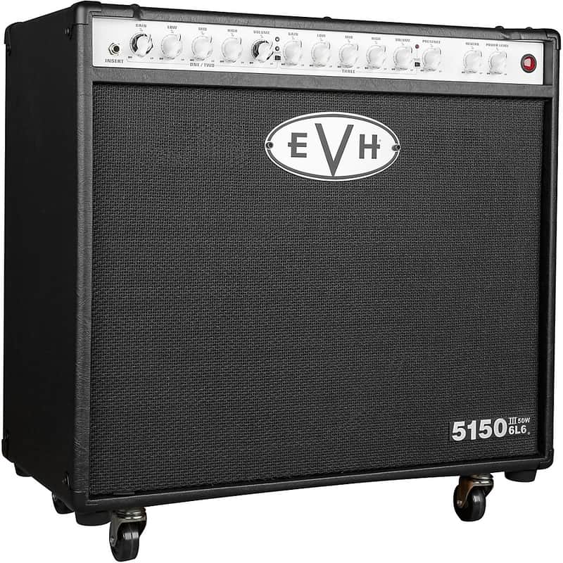 EVH 5150III 50W 1x12 6L6 Tube Guitar Combo Amp Regular Black image 1