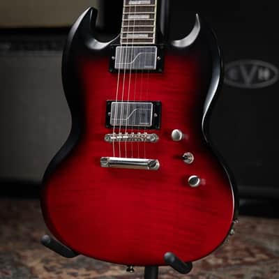 Epiphone SG Prophecy Electric Guitar - Red Tiger Aged Gloss with Hardshell Case - Used image 3