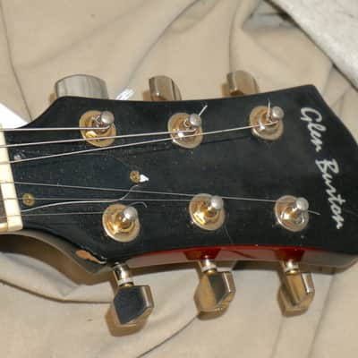 Glen Burton GE775 Chicago Hollow Body Archtop Jazz Guitar with Bigsby image 3