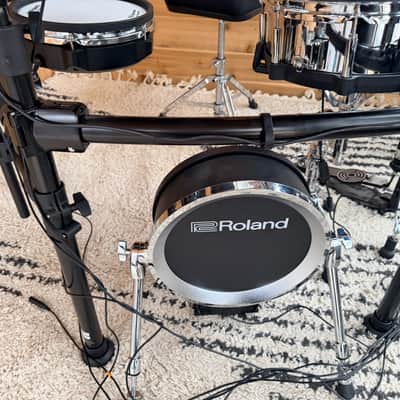 Roland TD713 V-Drum Kit with Mesh Pads 2024 - Present - Black image 9