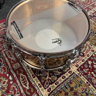 Gretsch G4169B USA Custom Bronze 6.5x14" 20-Lug Snare Drum 2016 - Present - Polished Bronze image 6