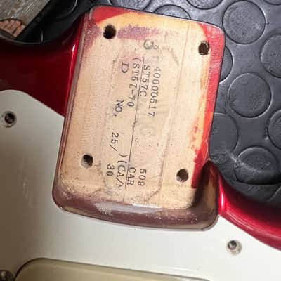 Fender Japan '57 Reissue Stratocaster ST57-70 Candy Apple Red – Maple Neck (Q-Serial, Upgraded Van Zandt Bridge Pickup) image 20