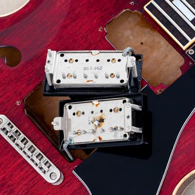 1979 Greco SA-550 Vintage ES Guitar Cherry, Near-Mint w/ Maxon U-1000 & Case, Japan Fujigen image 15