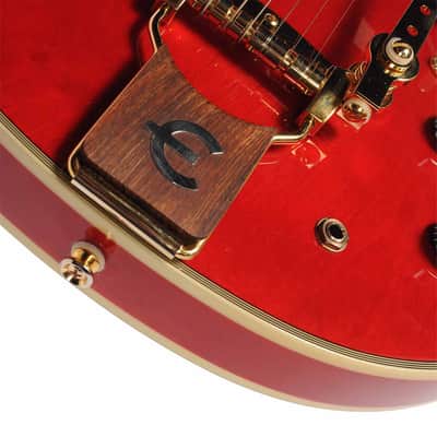Epiphone 2022 150th Anniversary Sheraton Semi-Hollow Electric Guitar & Case - Cherry image 9