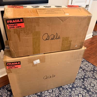 PRS J-MOD 100 John Mayer Signature 100-Watt Guitar Amp Half Stack 2017 - 2020 - Stealth Black / Salt & Pepper image 12