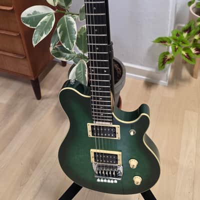 1989 Andy Farrell EVH Eddie Van Halen Signature British Racing Green Burst British UK Custom Shop Boutique Luthier Masterbuilt Master Built Electric Wolfgang Guitar Pre-Music Man Pre-Peavey PRE-PRODUCTION PROTOTYPE image 14