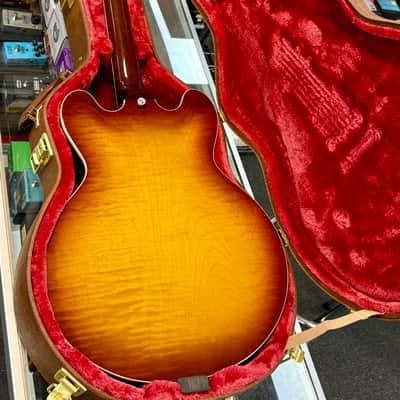Gibson ES-335 Figured Semi-hollowbody Electric Guitar - Iced Tea, 2023 image 8