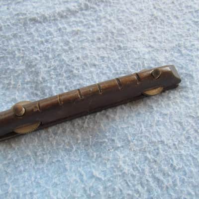 Vintage Rosewood Adjustable Guitar Bridge Cool 40's/50's/60's Era Rosewood Bridge image 2
