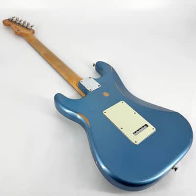 2021 Fender Vintera Road Worn 60’s Stratocaster – Lake Placid Blue image 2