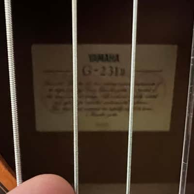 Yamaha G-231Sii 1980 image 2