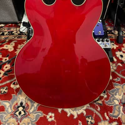 Epiphone '62 Sheraton Reissue with *Upgraded Maestro Vibrola / Chrome Hardware 2013 - Cherry image 3