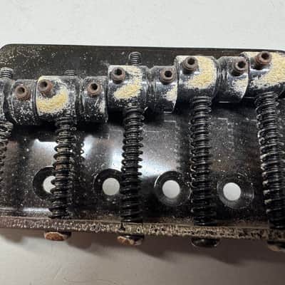 Ibanez Roadstar II 5 String Bass Bridge 1986-87 - Black image 4
