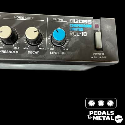 Boss RCL-10 Micro Rack Series Compressor Limiter 1985 - 1990 - Black X14974 image 7