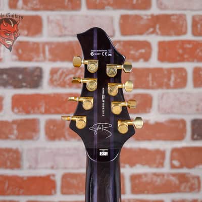 ESP LTD JR-608 Javier Reyes Signature Quilted Maple Top Faded Blue Sunburst 2016 w/Gigbag image 10