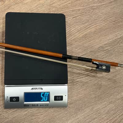 Vintage Wiedlich (Weidlich) 3/4 violin bow Early to mid 20th century image 10