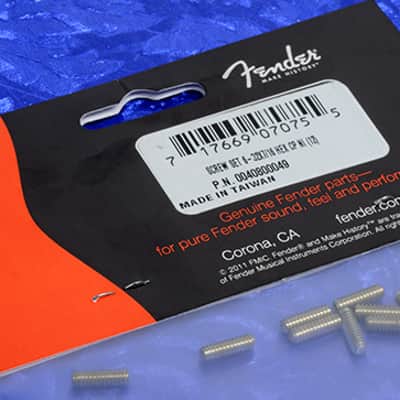 Fender '51 P Bass Bridge Saddle Height Adjustment Screws, One Dozen, 0040800049 image 1