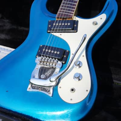 Mosrite USA V65 Mark I 1994 - blue metalic image 10